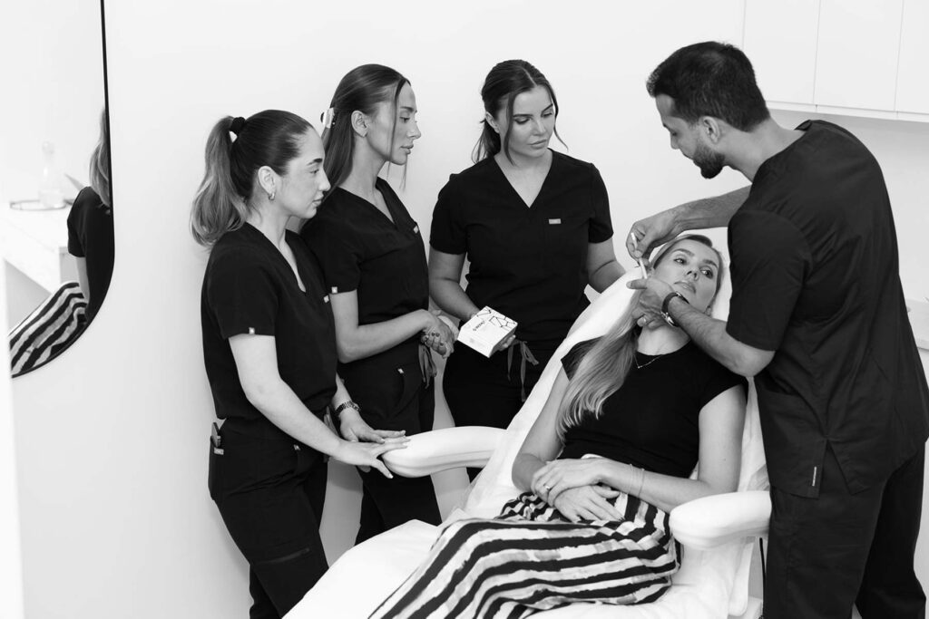 Small-group hands-on training